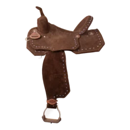 Sela Tambor Neoprene Marrom Strass Simples