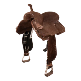 Sela Tambor Neoprene Marrom Strass Simples