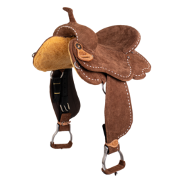 Sela Tambor Neoprene Marrom Tenteado Simples