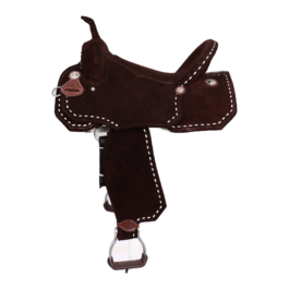 Sela Tambor Neoprene Marrom Tenteada Simples