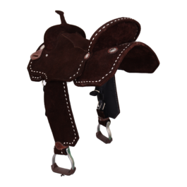 Sela Tambor Neoprene Marrom Tenteada Simples